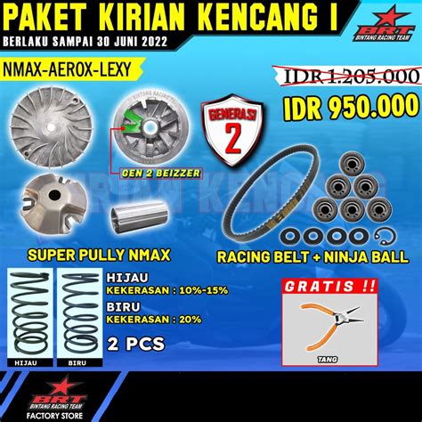 Jual Paket Kirian BRT Super Pully Yamaha Nmax Aerox Lexi Shopee Indonesia