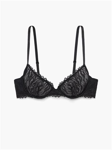 Fast Lane Lace Unlined Plunge Bra In Black Savage X Fenty Uk United