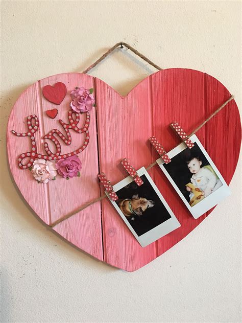 Gradient Heart Sign And Other Rustic Wood Heart Diy Projects And Ideas