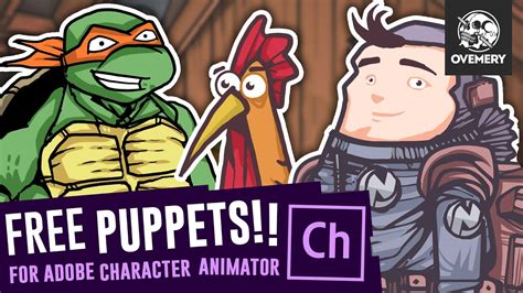 Character Animator FREE Puppet Giveaway FREELANCING EP8 YouTube