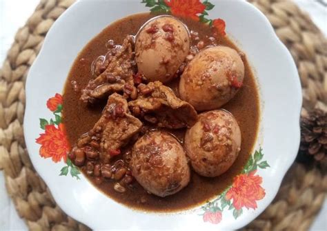 Resep Brongkos Telur Dan Tahu Oleh Meieka Cookpad