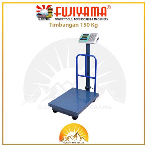 Jual Fujiyama Timbangan 150 Kg Plat Berdiri Digital Scale Electronic