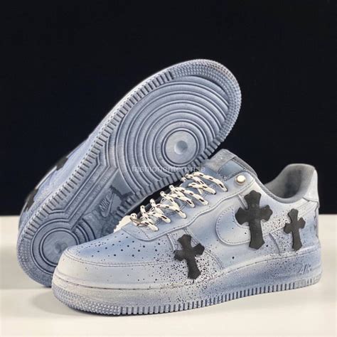 Chrome Hearts X Nike Air Force 1 Low Mens Fashion Footwear Sneakers On Carousell