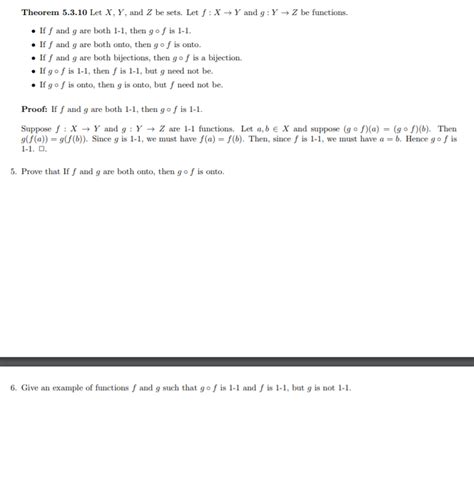 Solved Theorem Let X Y And Z Be Sets Let F X Y And Chegg