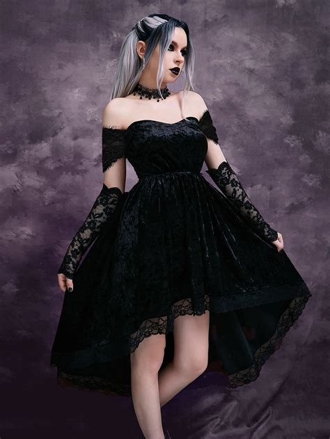 Gypsy Victorian Gothic Corset Dress In Black Taffeta And Black Mesh