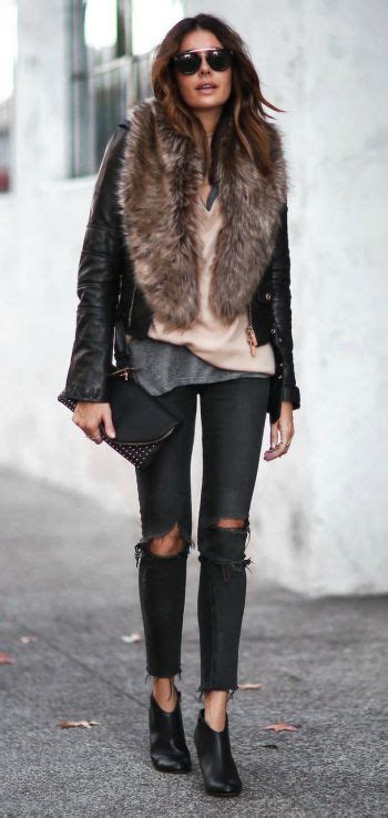 Faux Fur Scarf Outfit Ideas – kadininmodasi.org