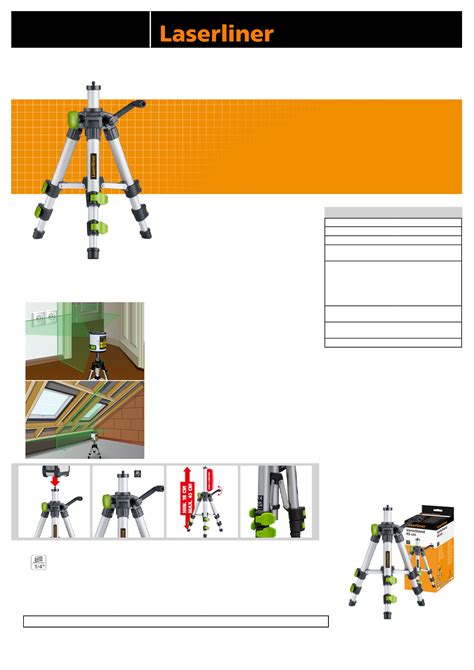 Mode D Emploi Laserliner Variostand Fran Ais Des Pages