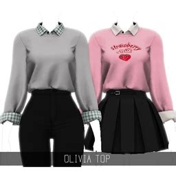 Install Simpliciaty S Olivia Top The Sims 4 Mods CurseForge