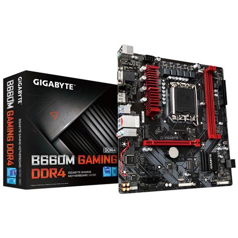 Gigabyte B660M GAMING DDR4 Placa Base Intel B660 LGA 1700 Micro ATX