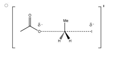 Solved 1. Select the transition state for the reaction | Chegg.com