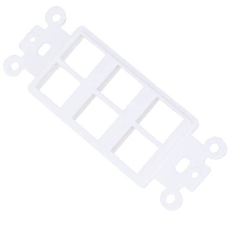 4 Hole Keystone Wall Plate Insert