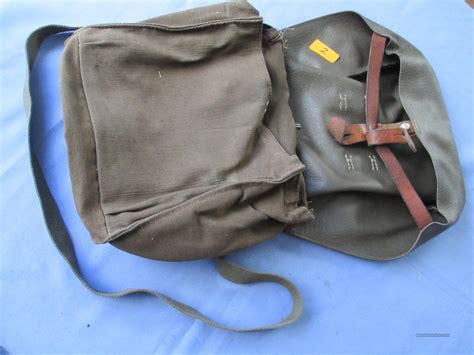 Swiss Army Military Canvas Leather For Sale At