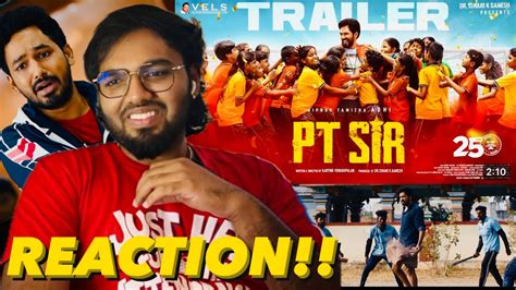 PT Sir Official Trailer REACTION Hiphop Tamizha Kashmira