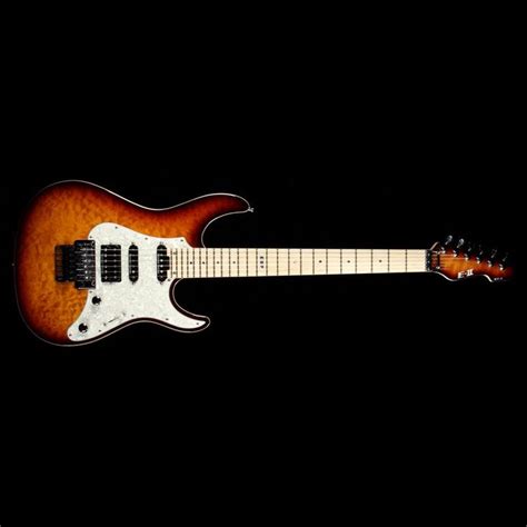 Esp E Ii St 1 Qm Tea Sunburst Es4921173 Esp Guitars Electric Guitar