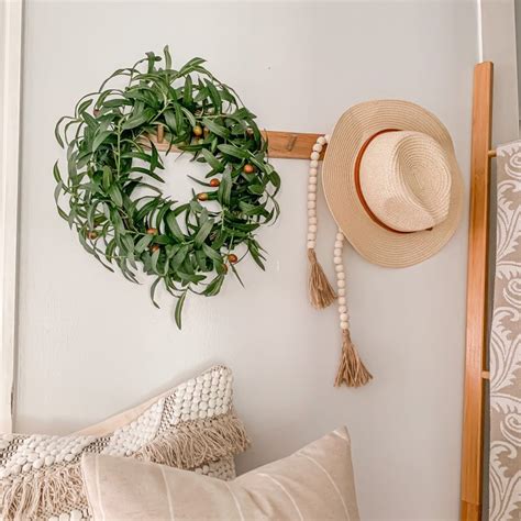 ARTIFICIAL OLIVE BRANCH WREATH 45CM – OH SO KEL