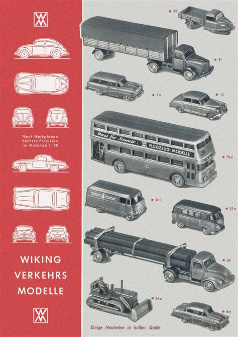 Conrad Antiquario Katalogarchiv Wiking Verkehrsmodelle 1959