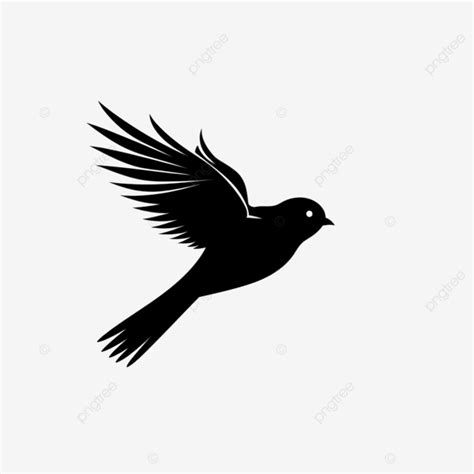 Bird Flying Sparrow Silhouette Sparrow Bird Silhouette Png