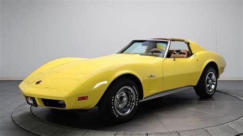 Bright Yellow Chevrolet Corvette