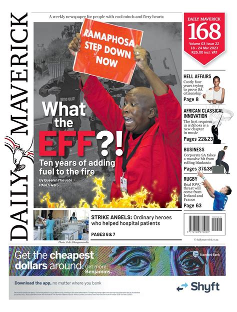 Daily Maverick March 18 2023 Newspaper Get Your Digital Subscription