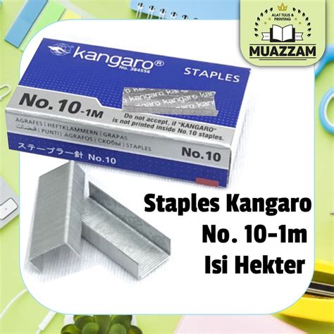 Jual Kangaro Staples No10 1m Isi Hekter Kecil Shopee Indonesia