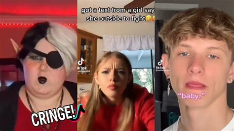 10 Minutes Of Reacting To Cringe Povs Tik Tok Compilation Pt 02 Youtube