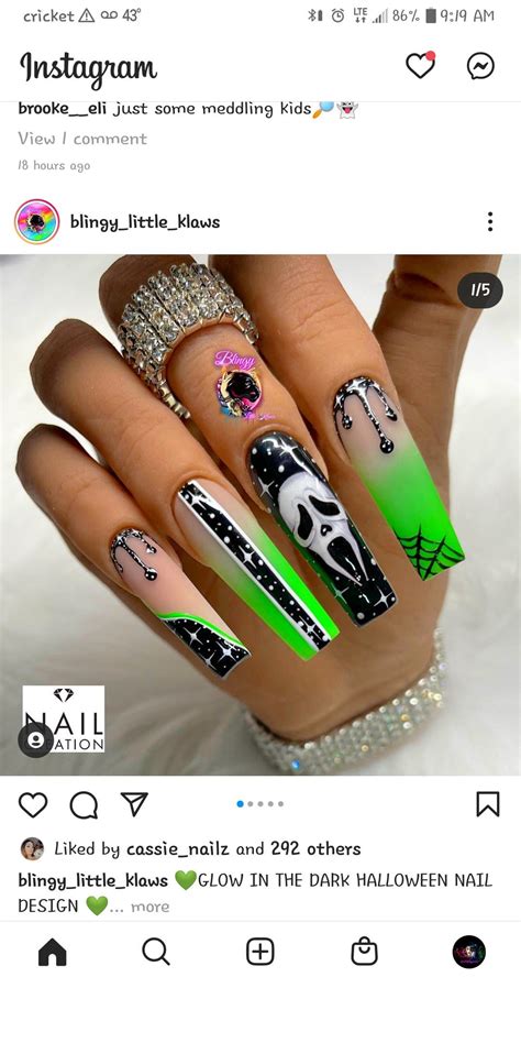 Holloween Nails Cute Halloween Nails Halloween Acrylic Nails Acrylic