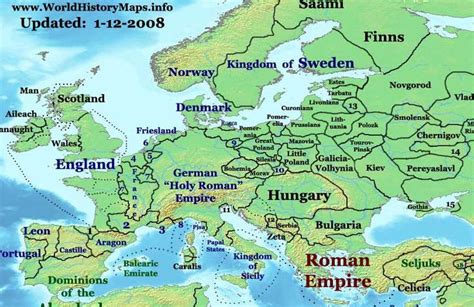 Europe-1200 ad Hungarians (Magyars) arrived in the land of Hungary from the east in the 9th ...