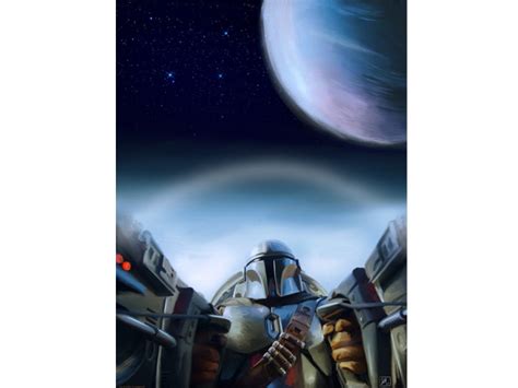 The Book Of Boba Fett Wizard Limited Edition Lithograph