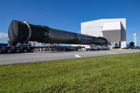 SpaceX On Twitter As Falcon Heavy Rolled Out Two Falcon 9 First