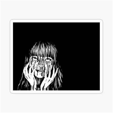 "Tomie - Tomie" Sticker for Sale by BadassManga | Redbubble