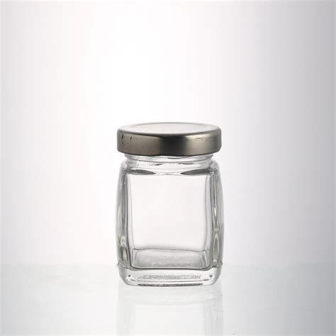 Factory Design Clear 500 Ml Square Glass Jam Bottle Honey Food Bird S Nest Glass Jar High