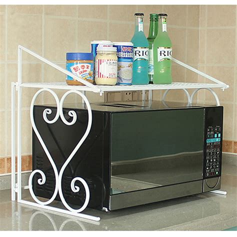 Küchenregal Mikrowellenhalter Mikrowelle Regal aus Metall Storage Rack