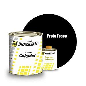 Tinta PU Preto Cadillac Brilhante Automotivo Brazilian 900ml Máxima