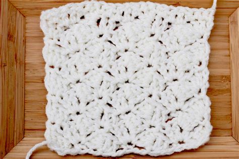 Grow Knead Pickle Sew Sidesaddle Shell Stitch Crochet Tutorial