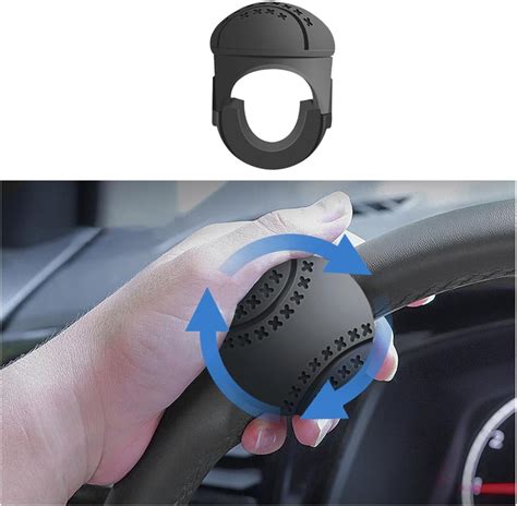 Amazon BESULEN Steering Wheel Spinner Knob ABS Silicone Non