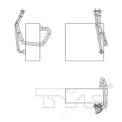 Tyc A C Evaporator Core The Home Depot