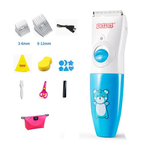 Children's Hair Clipper Mute Waterproof Trimmers Ceramic Head For Hair ...