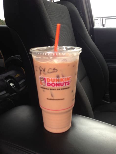 Red Velvet Iced Coffee From Dunkin Donuts