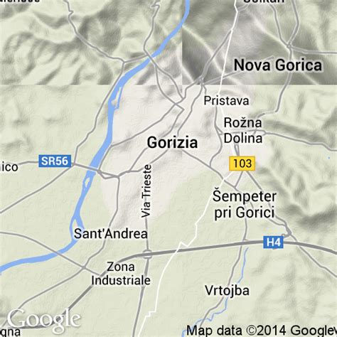 Mappa Di Gorizia Cartine Stradali E Foto Satellitari