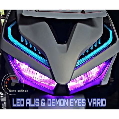 Jual COD SEPAKET LED ALIS VARIO 125 150 DEMON EYES BERKUALITAS