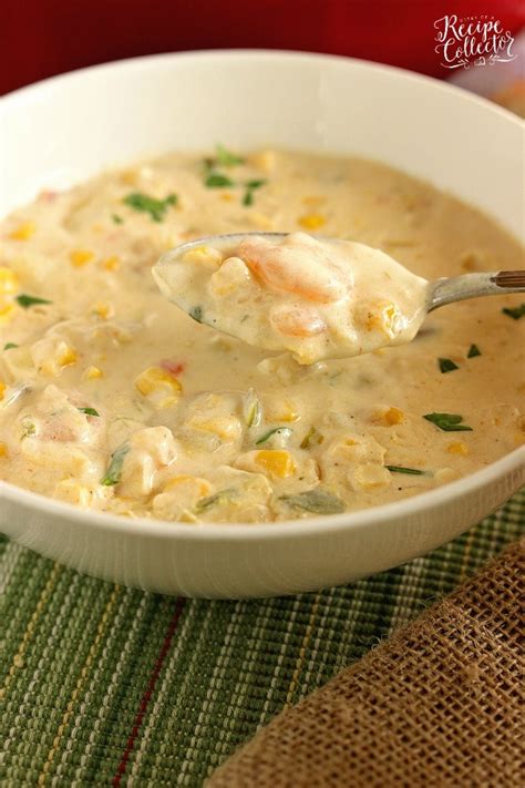 Creamy Shrimp And Corn Soup Diary Of A Recipe Collector