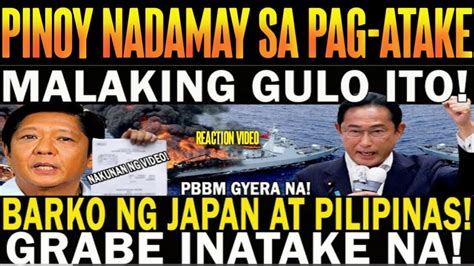 Nakunan Ng Video Barko Ng Japan At Pilipinas Grabe Inatake Na Gyera