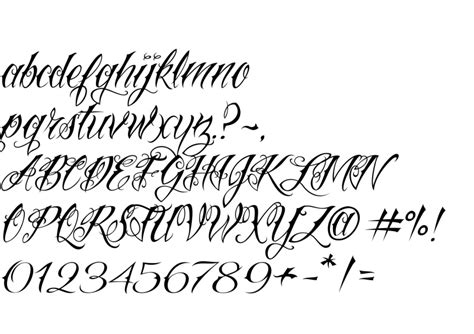 Tattoo Shop Font In Truetype Ttf Opentype Otf Format Free And Easy