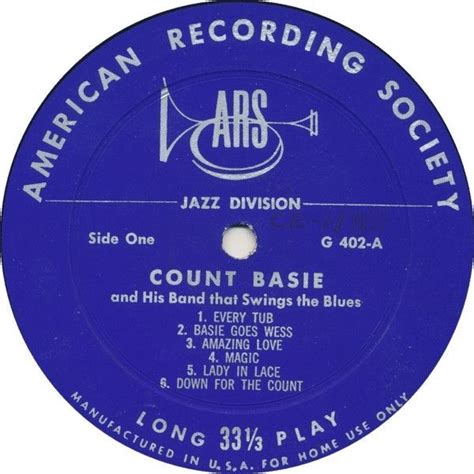 Count Basie And His Band That Swings The Blues Álbum De Count Basie