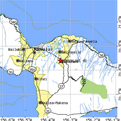 Pukalani, Hawaii (HI) ~ population data, races, housing & economy