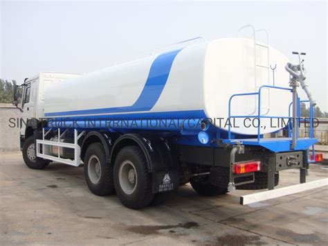 Sinotruk HOWO 266HP 4X2 Water Truck 15 20 Cbm Milk Tanker Truck And