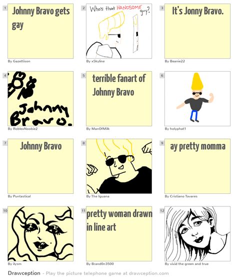 Johnny Bravo Gets Gay Drawception