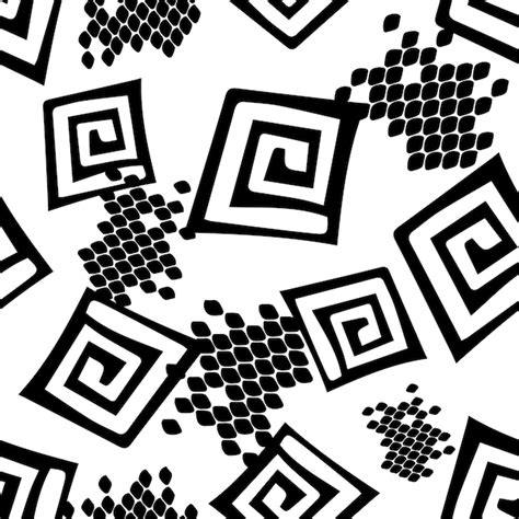 Monochrome Grunge Seamless Pattern Brutalist Collage De Graphiques