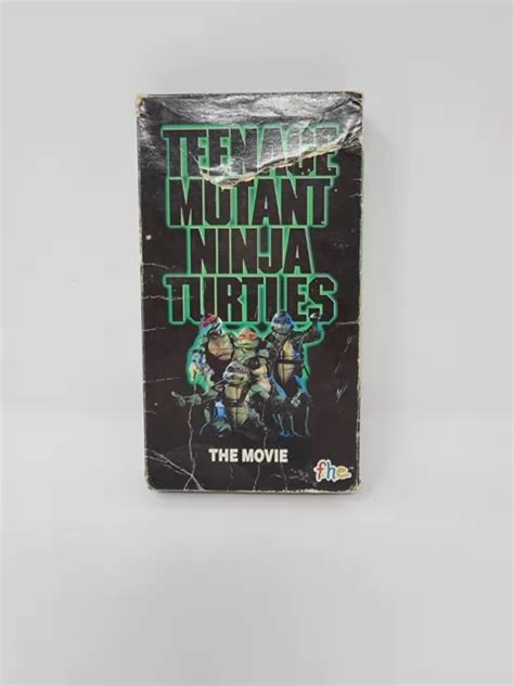 Teenage Mutant Ninja Turtles The Movie Vhs Original F H E Tmnt