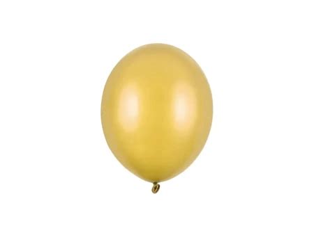 Balon Strong Metallic Jednokolorowy Szt Metallic Gold Metallic